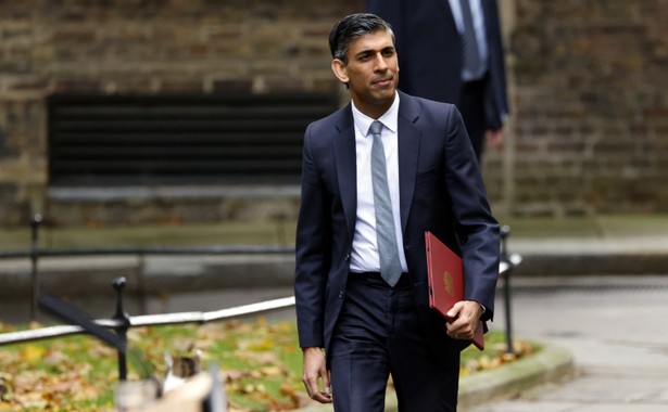 Brytyjski premier Rishi Sunak