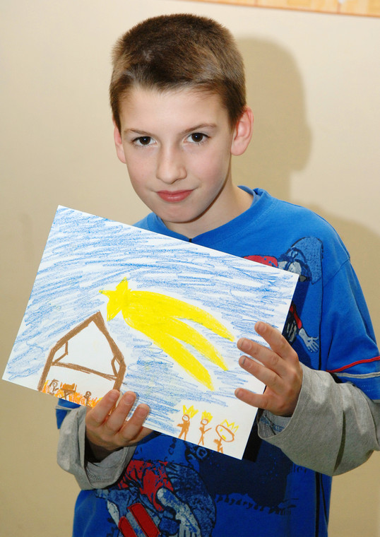 Kamil z domu dziecka nr 9 jest autorem rysunku, który znalazł się na okładce DZIENNIKA