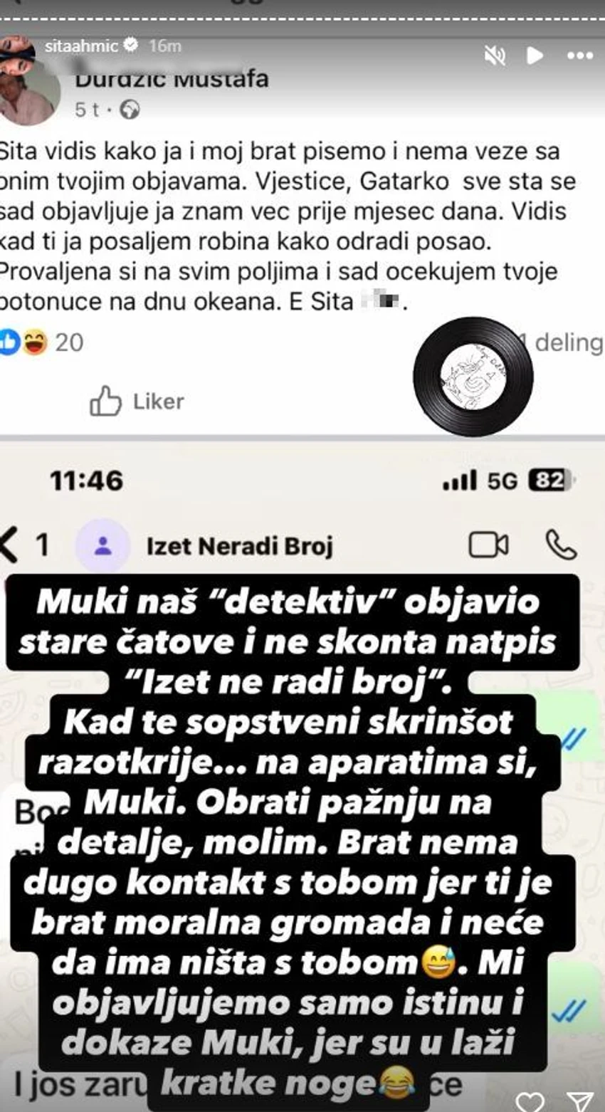 Sita se oglasila pred ulazak u Elitu: Naoštrila se protiv sina i bivšeg zeta, ismeva Asminovog oca