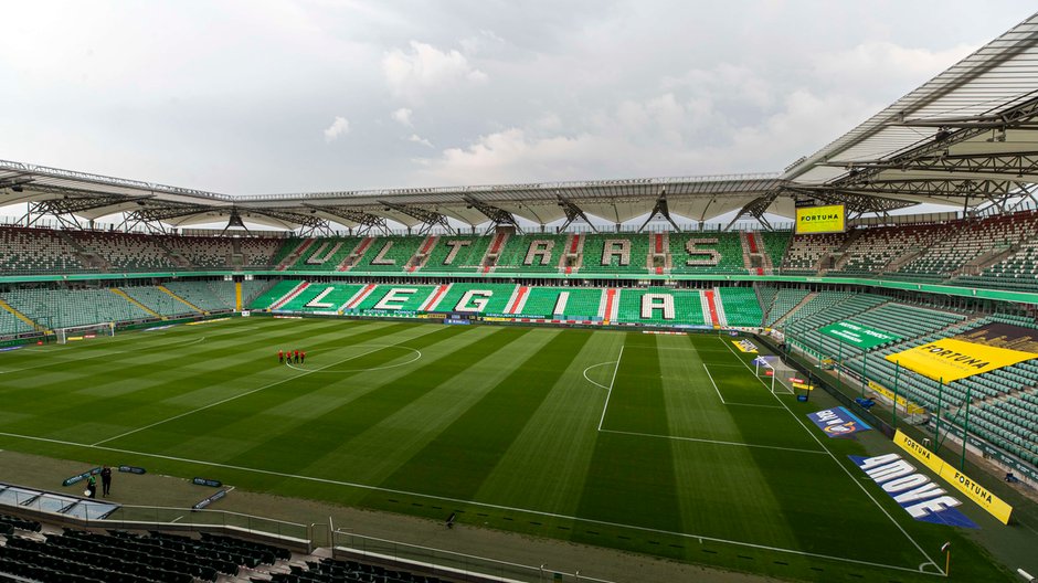 Na stadionie Legii Warszawa miał zostać rozegrany Superpuchar Polski.