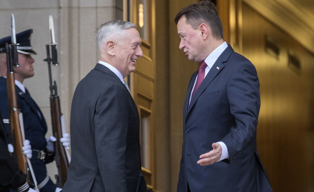 Szef MON w Pentagonie. "Konkretne propozycje odnoszące się do stałej bazy amerykańskiej w Polsce"