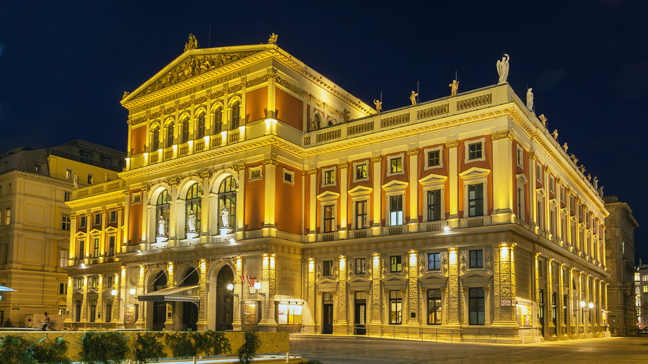 Wiener Musikverein ("Wiedeńskie Towarzystwo Muzyczne") – sala koncertowa w Pierwszej Dzielnicy w Wiedniu