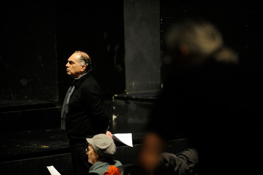 Voja Brajović na probi