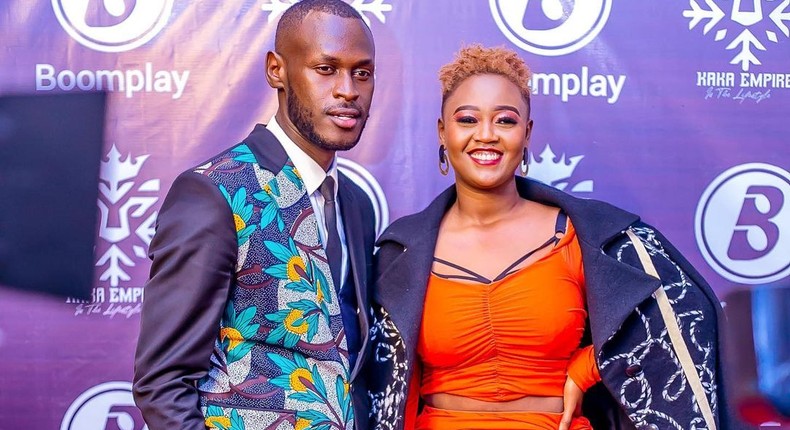 King Kaka and his wife Nana Owiti 