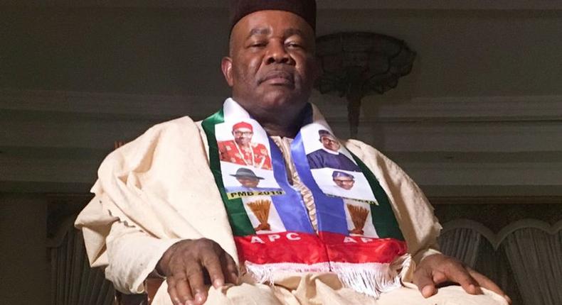 Godswill Akpabio is among the candidate vying to become the next senate president. [BBC]