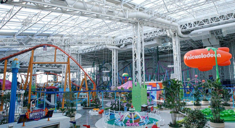 The Nickelodeon Universe park at the American Dream mall in East Rutherford, New Jersey.KENA BETANCUR/AFP via Getty Images