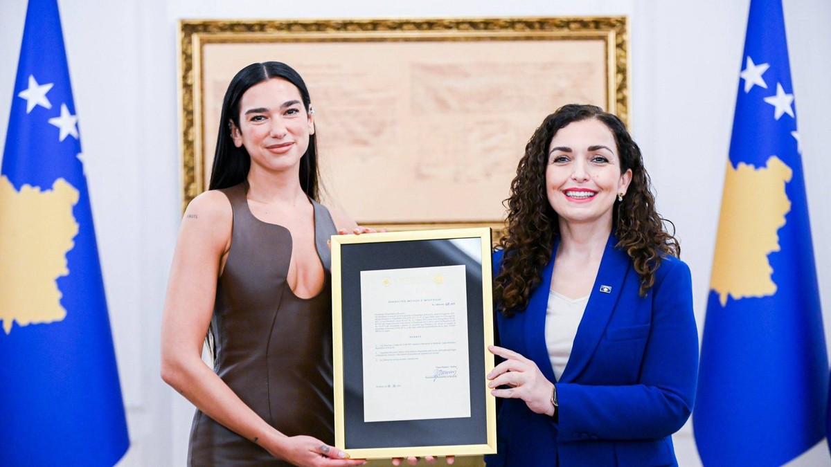Vjosa Osmani Dua Lipa