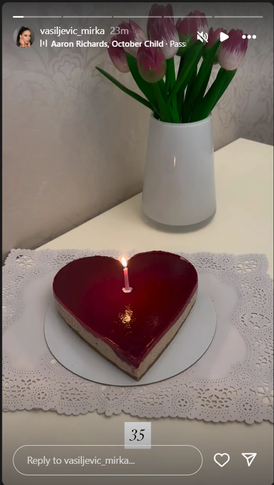 Mirka pokazala kako proslavlja rođendan