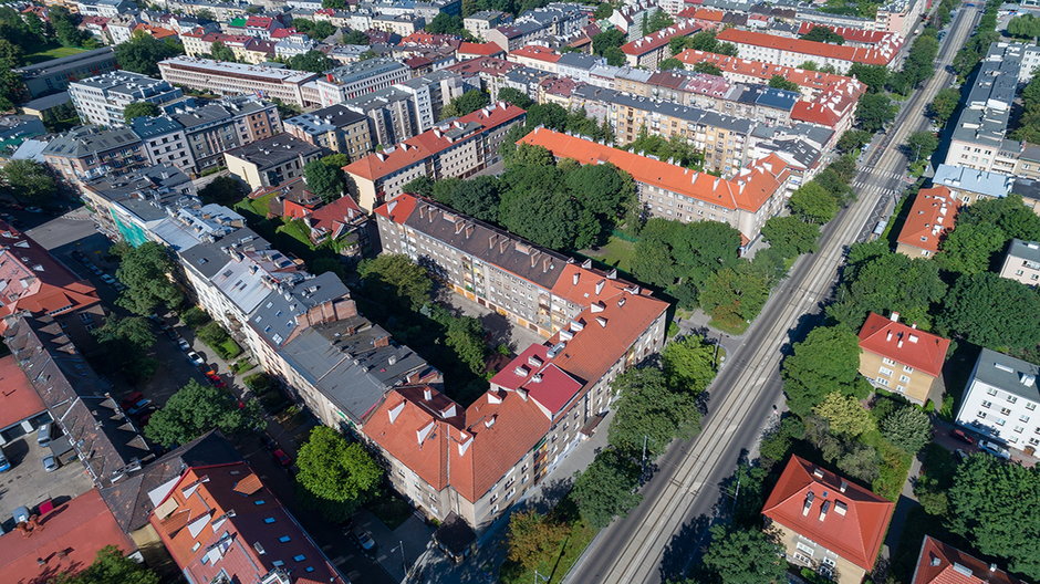 Osiedle niemieckie przy ul. Królewskiej, fot. Paweł Mazur, bankfoto.info.