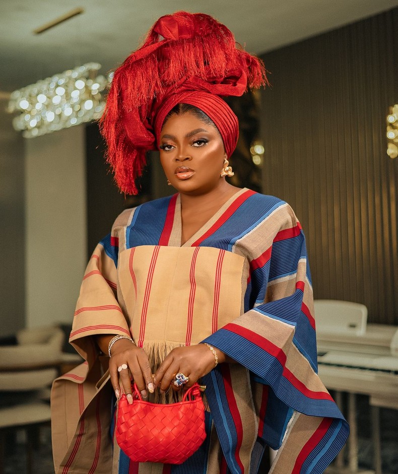 Funke Akindele shares her journey on her early career struggle to stardom [Instagram/funkejenifaakindele]