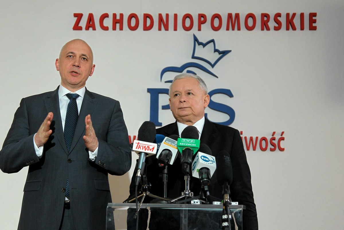 Joachim Brudziński i Jarosław Kaczyński