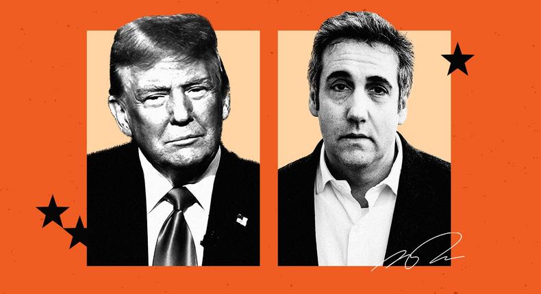 Donald Trump and Michael Cohen were once friends.Justin Sullivan/Getty, Tom Williams/Getty, Tyler Le/BI