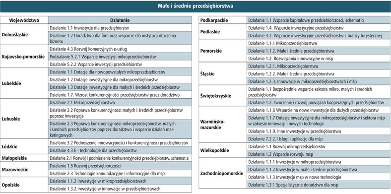 Małe i średnie przedsiębiorstwa