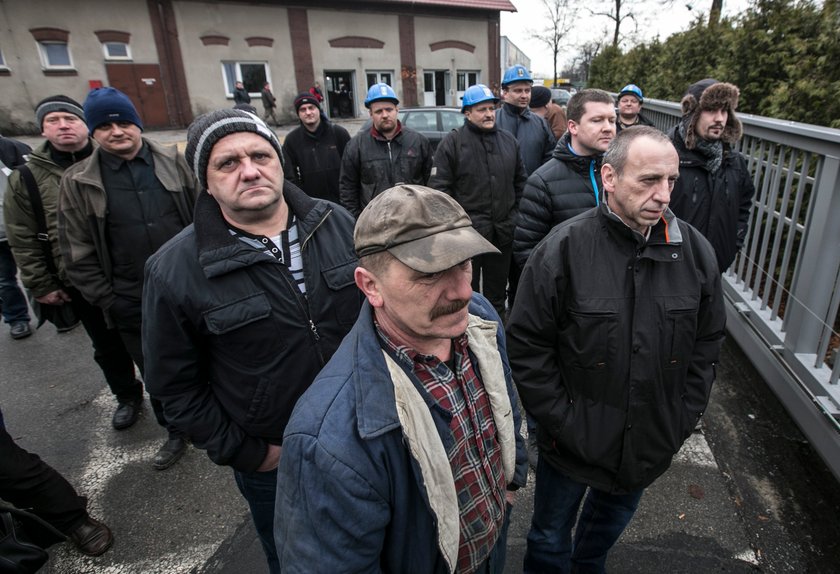 Protest w KWK Brzeszcze