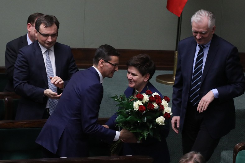 Beata Szydło, Mariusz Morawiecki
