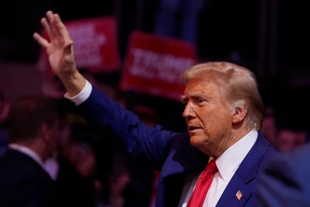 Donald Tramp u Medison Skver Gardenu 27. oktobra