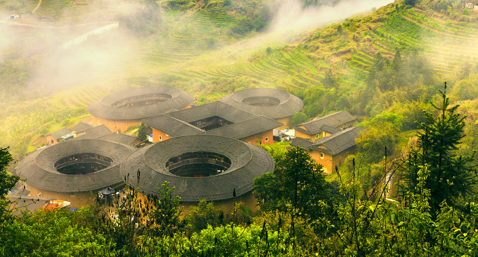 Tulou w regionie Fujian