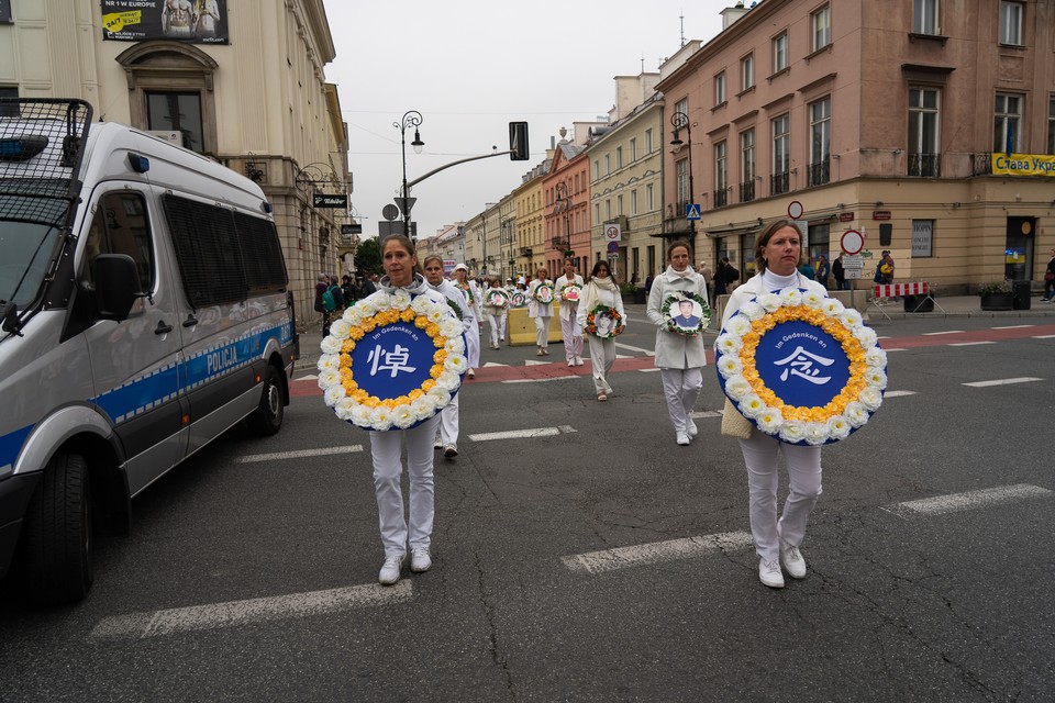 Marsz Falun Gong w Warszawie