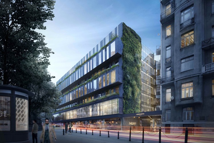 Hotel Nobu w Warszawie to elegancja i prostota w lifestylowym wydaniu. Obiekt zaoferuje 120 pokoi, przestrzenne sale dedykowane eventom i wydarzeniom biznesowym, strefę fitness oraz cieszącą się uznaniem, markową Restaurację Nobu. Wartość projektu wynosi 100 mln PLN. Nobu Hospitality będzie operatorem hotelu, którego inwestorem jest Tacit Investment.