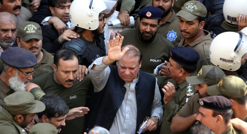 Former Pakistani premier Nawaz Sharif's health has deteriorated since he was imprisoned on corruption charges