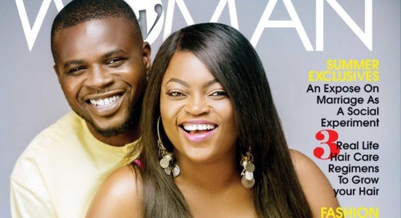 Funke Akindele and JJC Skillz grace the front alluring cover of TW magazine laest issue