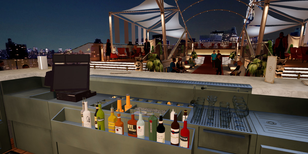 "Bartender VR" pozwala nauczyć się przygotowania szesnastu drinków