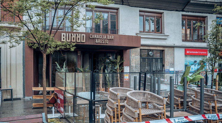 A tűz a Burro Canaglia Bar&Resto étteremben tört ki / Fotó: Profimedia