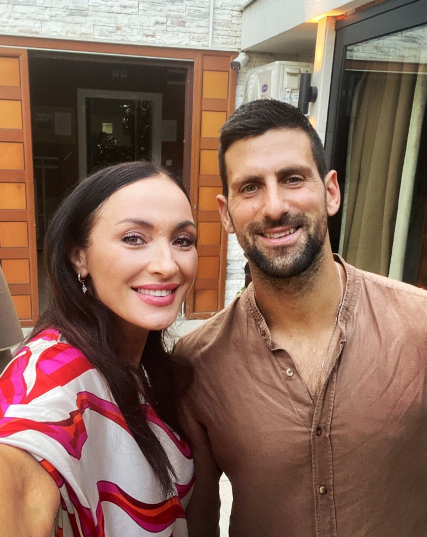 Slađa Delibašić i Novak Đoković