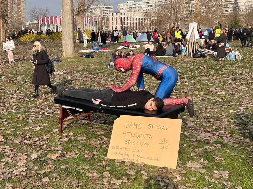 Blokada u Novom Sadu