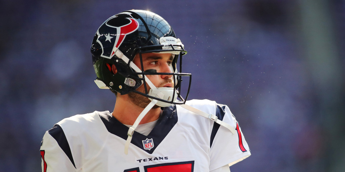 The Texans took a $72 million gamble on Brock Osweiler, and it's off to a rough start