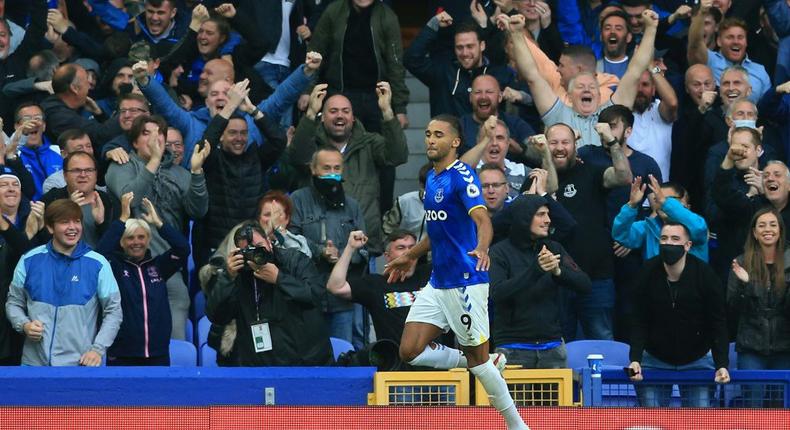 Injury setback: Everton striker Dominic Calvert-Lewin Creator: Lindsey Parnaby