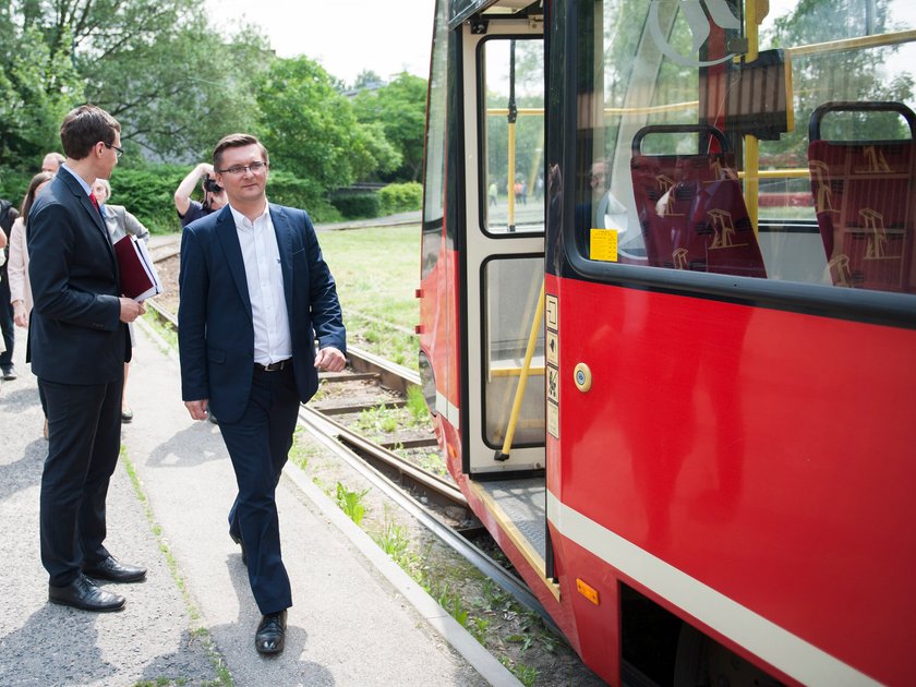 Marcin Krupa obiecał linię tramwajową