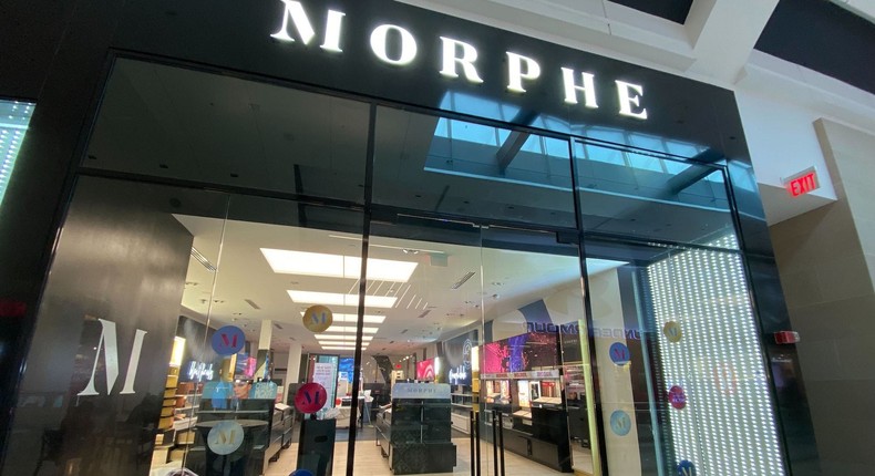 A shuttered Morphe store in Paramus, New Jersey, on December 5, 2023.Amanda Krause/Insider