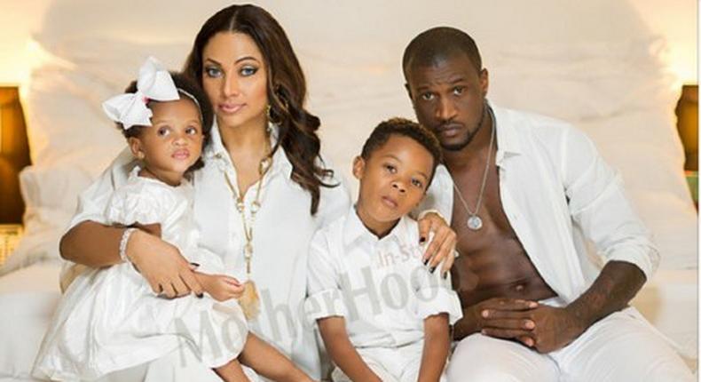 Peter Okoye and family