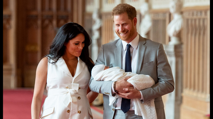 Meghan Markle és Harry herceg öröme leírhatatlan, mosolyogva mutatták be gyermeküket / Fotó: Northfoto