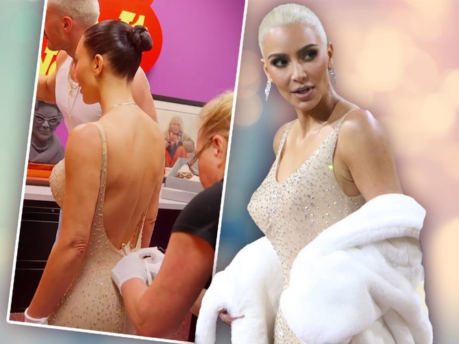Kim Kardašijan žestoko kritikuju zbog dijete koju je držala ne bi li mogla da obuče čuvenu haljinu Merilin Monro 