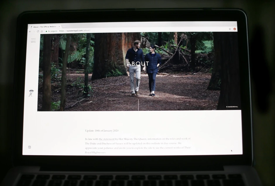 Šetnja u šumi kanadskog ostrva Vankuver - fotografija sa zvaničnog sajta kraljevskog para