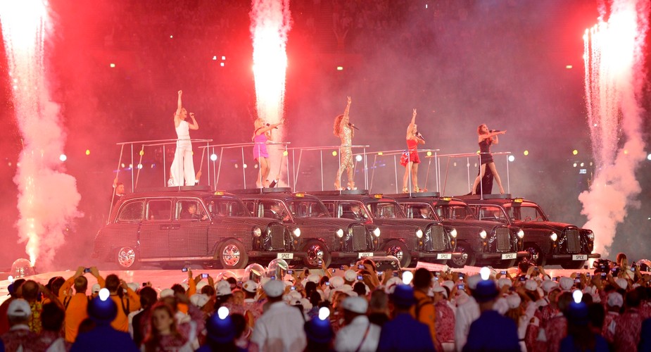 Spice Girls na uroczystym zakończeniu Olimpiady w Londynie