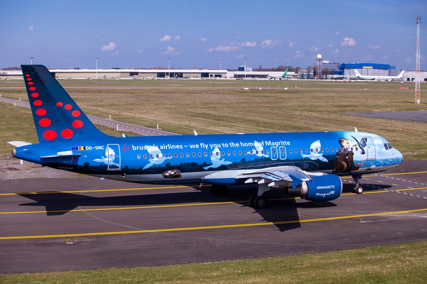 René Magritte też trafił na kadłub maszyny Brussels Airlines