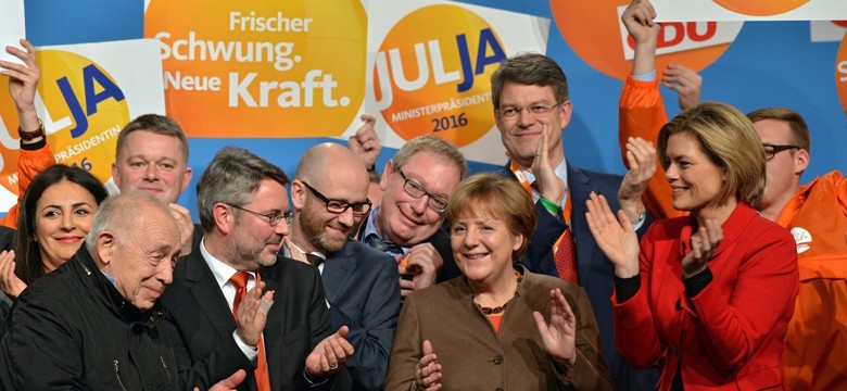 Wybory w trzech niemieckich landach plebiscytem ws. polityki migracyjnej Merkel