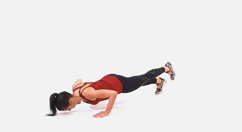 foot elevated pushup slider