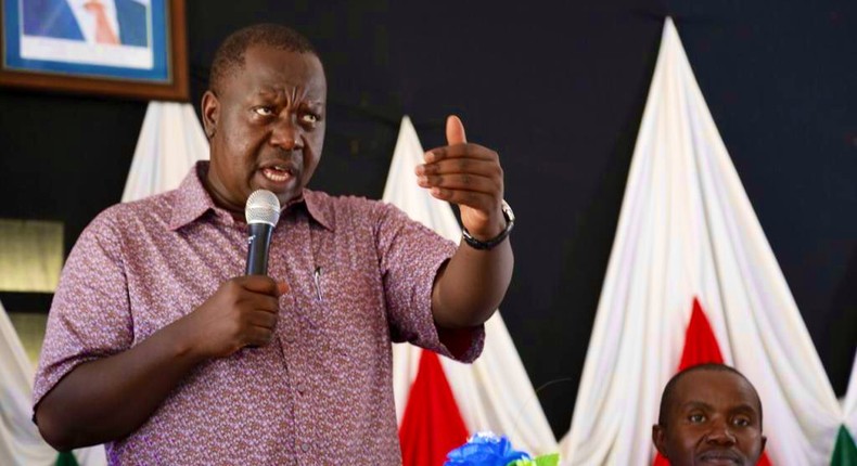 Interior CS Fred Matiang'i in Kilifi County, he has identified the 3 major security issues in the Coast region (Twitter)