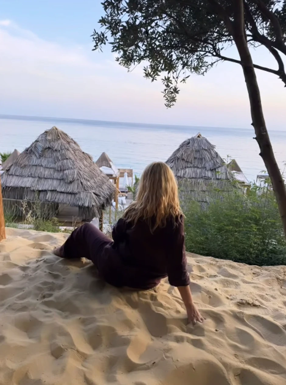 Vesna Dedić na plaži
