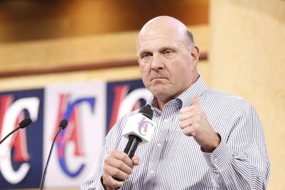 Steve Ballmer - w ciągu ostatniej dekady jego majątek wzrósł o około 41,8 miliardów dolarów.