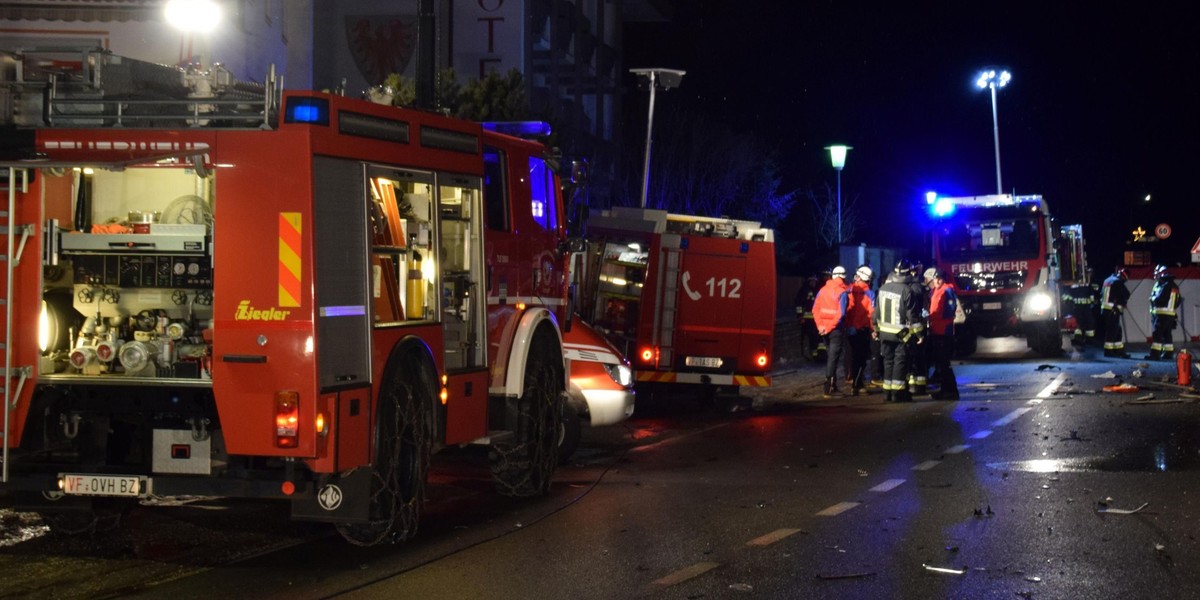 Koszmarny wypadek. Pijany wjechał w grupę ludzi