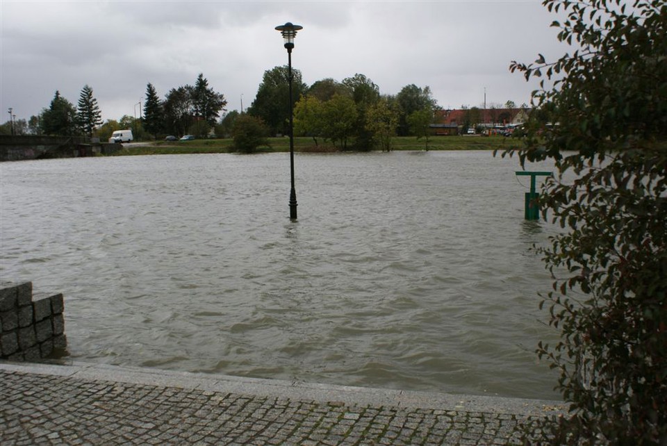 Podtopienia w Elblągu