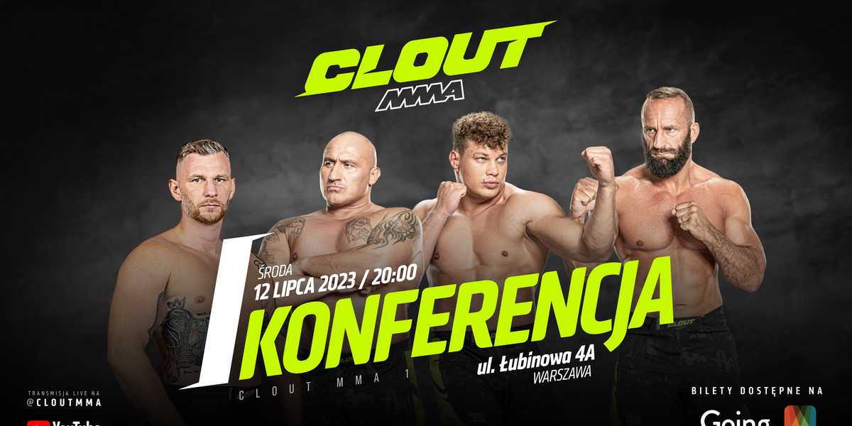 Pierwsza konferencja CLOUT MMA 1 już 12 lipca.