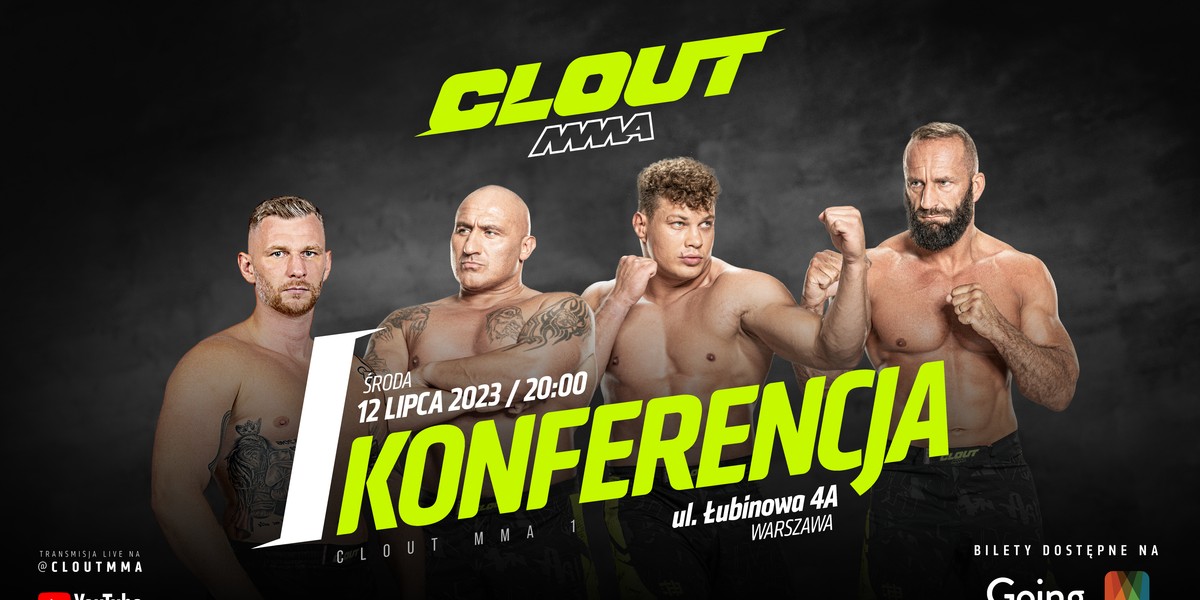 Pierwsza konferencja CLOUT MMA 1 już 12 lipca.