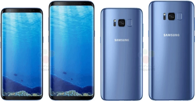 Samsung Galaxy S8 w kolorze Blue Coral