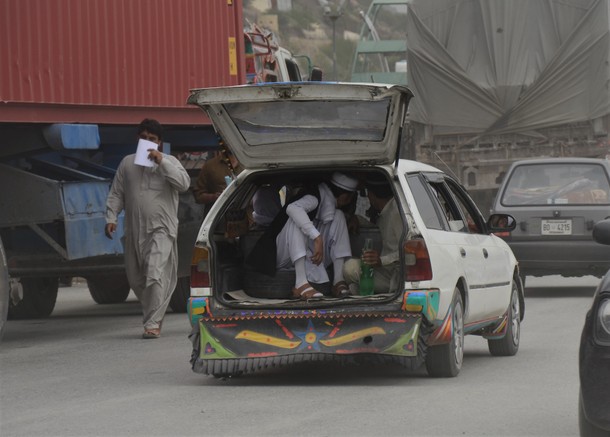 August 20, 2021, Peshawar na granicy Pakistanu i Afganistanu   